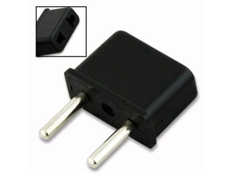 Adapter Przejściówka Wtyczka USA-EU Adapter Przejściówka Wtyczka USA-EU