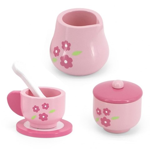 VIGA Zestaw Serwis do Herbaty i Kawy na Tacy 12 el. Viga Toys