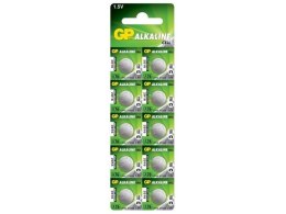 Bateria Alkaliczna Zegarkowa 10 Sztuk, Blister, Micro Alkaline 1,5V LR44 1.5V A76-U10, LR44, AG13 GP