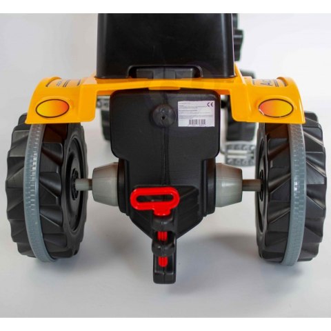 WOOPIE Ogromny Traktor Na Pedały Spychacz Żółty Woopie WOOPIE Ogromny Traktor Na Pedały Spychacz Żółty Woopie