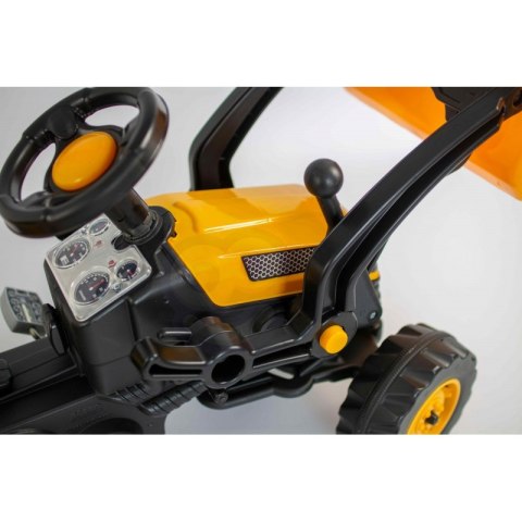 WOOPIE Ogromny Traktor Na Pedały Spychacz Żółty Woopie WOOPIE Ogromny Traktor Na Pedały Spychacz Żółty Woopie