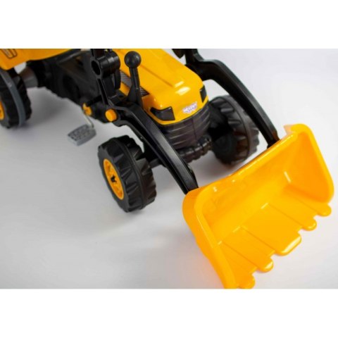 WOOPIE Ogromny Traktor Na Pedały Spychacz Żółty Woopie WOOPIE Ogromny Traktor Na Pedały Spychacz Żółty Woopie