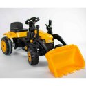 WOOPIE Ogromny Traktor Na Pedały Spychacz Żółty Woopie