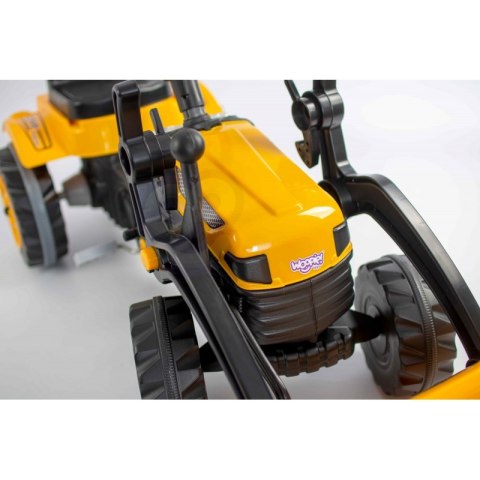 WOOPIE Ogromny Traktor Na Pedały Spychacz Żółty Woopie WOOPIE Ogromny Traktor Na Pedały Spychacz Żółty Woopie