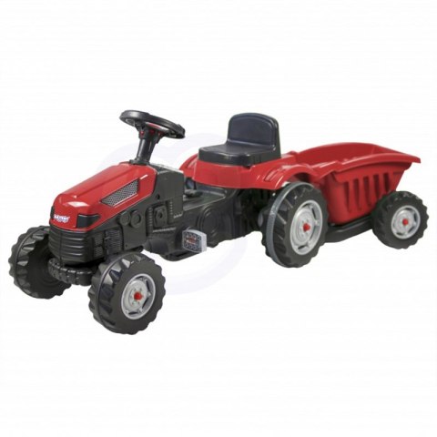 WOOPIE Traktor MAXI na pedały z przyczepą Czerwony Woopie WOOPIE Traktor MAXI na pedały z przyczepą Czerwony Woopie