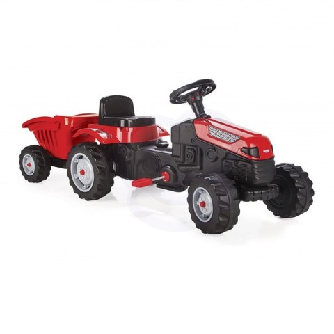 WOOPIE Traktor MAXI na pedały z przyczepą Czerwony Woopie WOOPIE Traktor MAXI na pedały z przyczepą Czerwony Woopie