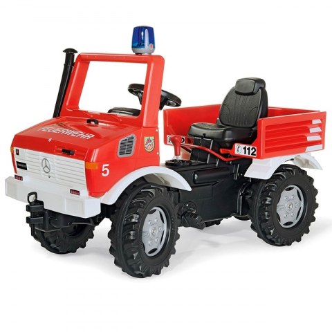 Rolly Toys Unimog Mercedes Benz Samochód na pedały Straż + Kogut Rolly Toys