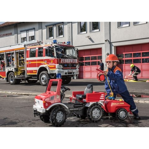 Rolly Toys Unimog Mercedes Benz Samochód na pedały Straż + Kogut Rolly Toys Rolly Toys Unimog Mercedes Benz Samochód na pedały Straż + Kogut Rolly Toys