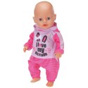 Baby Born Ubranko Dres do Joggingu dla Lalki 43 cm Różowe Zapf Creation