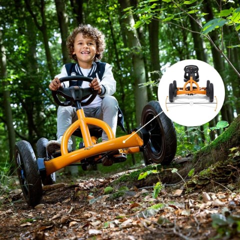BERG Gokart Na Pedały Buddy B-Orange do 50 kg NOWY MODEL Berg BERG Gokart Na Pedały Buddy B-Orange do 50 kg NOWY MODEL Berg