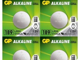 Bateria Alkaliczna Zegarkowa - 1 Sztuka Micro Alkaline 1,5V LR54 1.5V, LR1130, V10GA GP