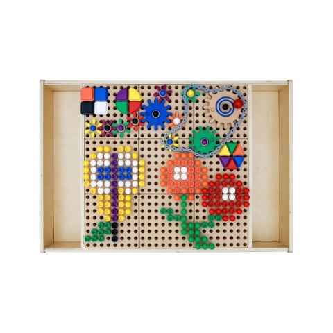 MASTERKIDZ Drewniany Stół Edukacyjny Stolik Top STEM WALL Masterkidz MASTERKIDZ Drewniany Stół Edukacyjny Stolik Top STEM WALL Masterkidz