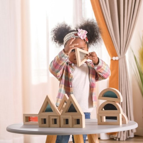 VIGA Drewniane Klocki Lustrzane układanka 16 elementów Viga Toys VIGA Drewniane Klocki Lustrzane układanka 16 elementów Viga Toys