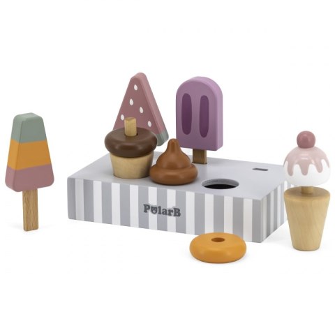 VIGA PolarB Lody na Patyku ze Stojakiem 5 szt. Viga Toys VIGA PolarB Lody na Patyku ze Stojakiem 5 szt. Viga Toys