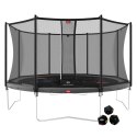 BERG Trampolina Favorit Gray Levels 430 cm + Siatka Bezpieczeństwa Comfort Berg