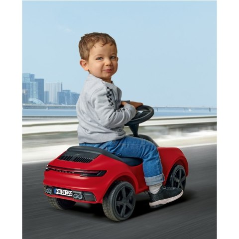 BIG Czerwony Jeździk Porsche 911 Klakson Ciche Koła Big BIG Czerwony Jeździk Porsche 911 Klakson Ciche Koła Big