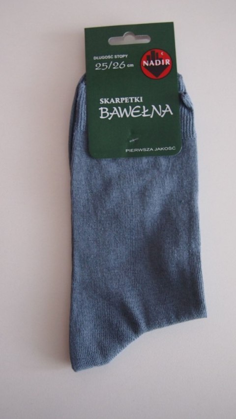 SKARPETY MĘSKIE BAWEŁNA R.39-47 SKARPETY MĘSKIE BAWEŁNA R.39-47