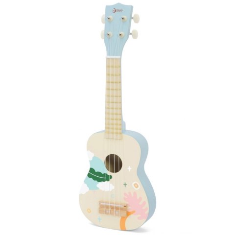 CLASSIC WORLD Drewniane Ukulele Gitara dla Dzieci Niebieskie Classic World CLASSIC WORLD Drewniane Ukulele Gitara dla Dzieci Niebieskie Classic World