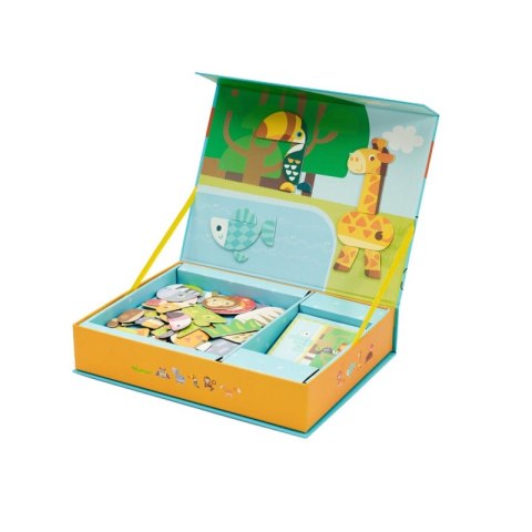 CLASSIC WORLD Układanka Magnetyczna Zwierzęta Tablica Klocki Puzzle Pamięć 60 el. Classic World CLASSIC WORLD Układanka Magnetyczna Zwierzęta Tablica Klocki Puzzle Pamięć 60 el. Classic World
