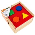 Drewniany Sorter Kształtów Kolorowe Figury Viga Toys Viga Toys