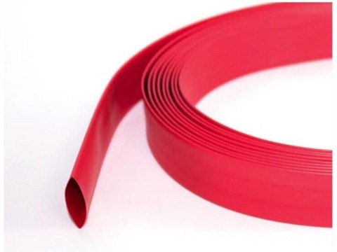Rurka koszulka termokurczliwa 40mm Czerwona 0,5m 2:1 Rurka koszulka termokurczliwa 40mm Czerwona 0,5m 2:1