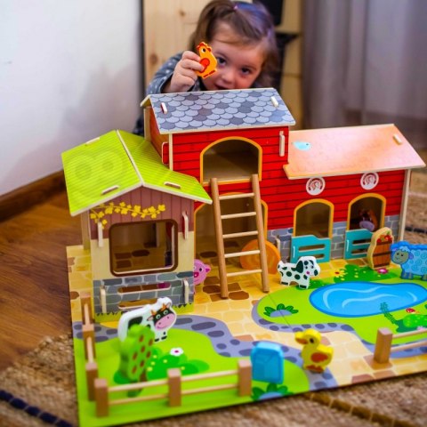WOOPIE GREEN Mega Farma Figurki Zwierząt Stajnia Obora Kurnik 18 el. Woopie WOOPIE GREEN Mega Farma Figurki Zwierząt Stajnia Obora Kurnik 18 el. Woopie