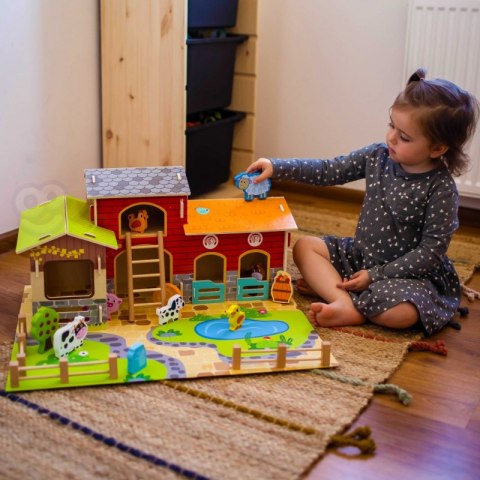 WOOPIE GREEN Mega Farma Figurki Zwierząt Stajnia Obora Kurnik 18 el. Woopie WOOPIE GREEN Mega Farma Figurki Zwierząt Stajnia Obora Kurnik 18 el. Woopie