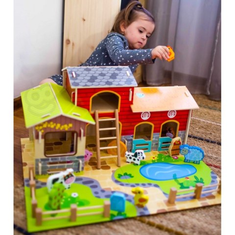 WOOPIE GREEN Mega Farma Figurki Zwierząt Stajnia Obora Kurnik 18 el. Woopie WOOPIE GREEN Mega Farma Figurki Zwierząt Stajnia Obora Kurnik 18 el. Woopie