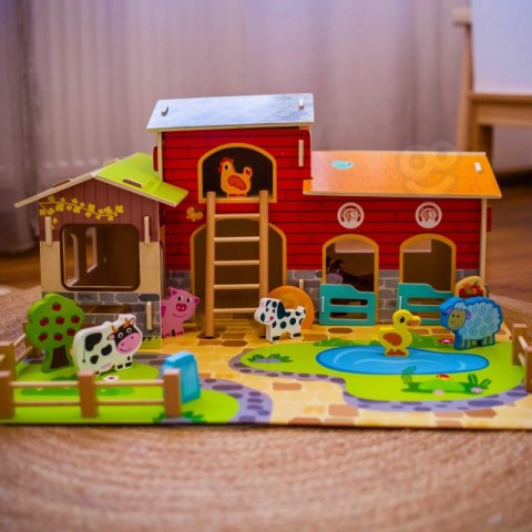 WOOPIE GREEN Mega Farma Figurki Zwierząt Stajnia Obora Kurnik 18 el. Woopie WOOPIE GREEN Mega Farma Figurki Zwierząt Stajnia Obora Kurnik 18 el. Woopie