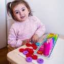 WOOPIE GREEN Układanka Nauka Liczenia i Kolorów Montessori Woopie