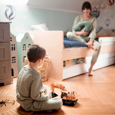 WOOPIE Duża Koparka Zdalnie Sterowana na Gąsienicach 7 Funkcji Dźwięk + Akc. Woopie WOOPIE Duża Koparka Zdalnie Sterowana na Gąsienicach 7 Funkcji Dźwięk + Akc. Woopie