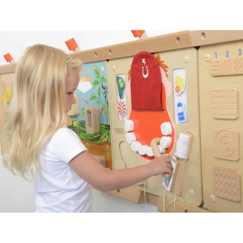 Edukacyjna Tablica Drewniana Masterkidz Higiena Jamy Ustnej Masterkidz Edukacyjna Tablica Drewniana Masterkidz Higiena Jamy Ustnej Masterkidz