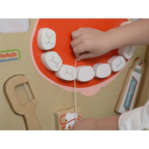 Edukacyjna Tablica Drewniana Masterkidz Higiena Jamy Ustnej Masterkidz Edukacyjna Tablica Drewniana Masterkidz Higiena Jamy Ustnej Masterkidz