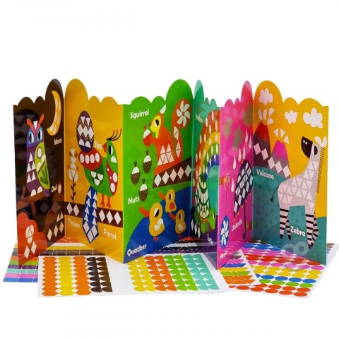 WOOPIE ART&FUN Naklejki Zestaw Kreatywny Wyklejanka Zwierzątka 504 el. Woopie