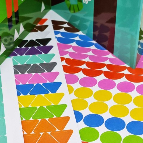 WOOPIE ART&FUN Naklejki Zestaw Kreatywny Wyklejanka Zwierzątka 504 el. Woopie