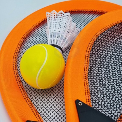 WOOPIE Duże Rakietki do Tenisa Badminton dla Dzieci Zestaw + Piłka Lotka Woopie WOOPIE Duże Rakietki do Tenisa Badminton dla Dzieci Zestaw + Piłka Lotka Woopie