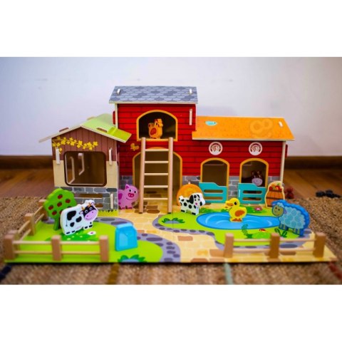 WOOPIE GREEN Mega Farma Figurki Zwierząt Stajnia Obora Kurnik 18 el. Woopie WOOPIE GREEN Mega Farma Figurki Zwierząt Stajnia Obora Kurnik 18 el. Woopie