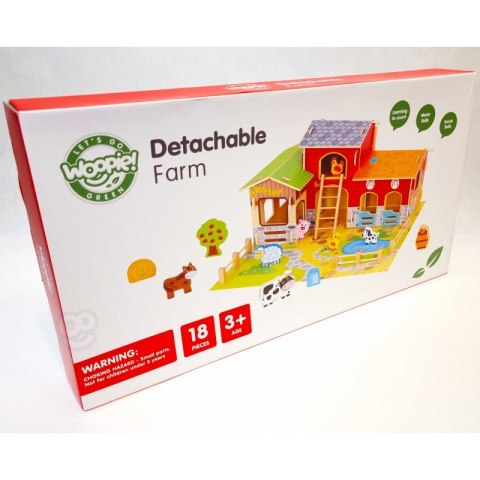 WOOPIE GREEN Mega Farma Figurki Zwierząt Stajnia Obora Kurnik 18 el. Woopie WOOPIE GREEN Mega Farma Figurki Zwierząt Stajnia Obora Kurnik 18 el. Woopie
