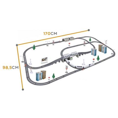 WOOPIE Kolejka Elektryczna Ogromny 914 cm Tor Most Tunel 86 el. Woopie WOOPIE Kolejka Elektryczna Ogromny 914 cm Tor Most Tunel 86 el. Woopie