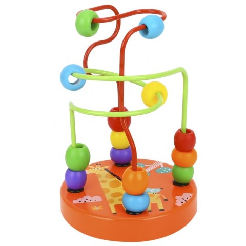 TOOKY TOY Drewniana Edukacyjna Pętla Motoryczna Labirynt Przeplatanka Tooky Toy TOOKY TOY Drewniana Edukacyjna Pętla Motoryczna Labirynt Przeplatanka Tooky Toy