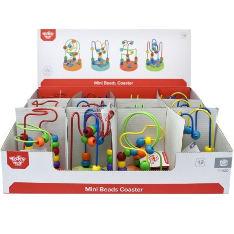 TOOKY TOY Drewniana Edukacyjna Pętla Motoryczna Labirynt Przeplatanka Tooky Toy TOOKY TOY Drewniana Edukacyjna Pętla Motoryczna Labirynt Przeplatanka Tooky Toy