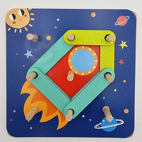 TOOKY TOY Drewniana Układanka Klocki Kołki Wzory Zwierząt do Odtworzenia Tooky Toy TOOKY TOY Drewniana Układanka Klocki Kołki Wzory Zwierząt do Odtworzenia Tooky Toy