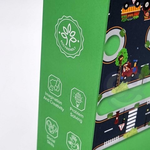 TOOKY TOY Puzzle dla Dzieci Autostrada Makieta 21 el. Tooky Toy TOOKY TOY Puzzle dla Dzieci Autostrada Makieta 21 el. Tooky Toy