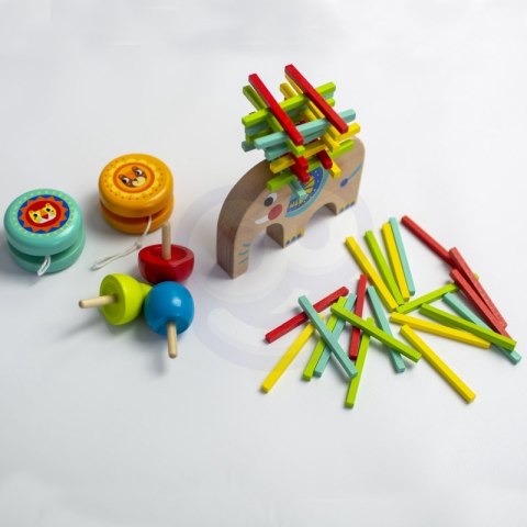 TOOKY TOY Zestaw Gier Zręcznościowych 46el. Tooky Toy