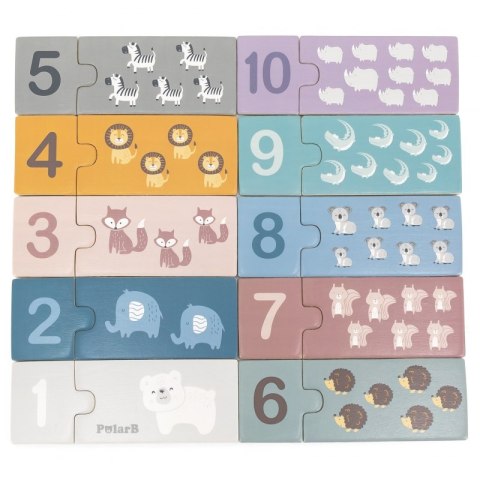 VIGA PolarB Drewniane Puzzle Numeryczne Viga Toys VIGA PolarB Drewniane Puzzle Numeryczne Viga Toys