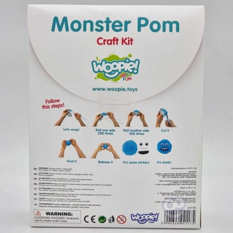 WOOPIE ART&FUN Zestaw Kreatywny Zrób Potworka Monster Pom Woopie WOOPIE ART&FUN Zestaw Kreatywny Zrób Potworka Monster Pom Woopie