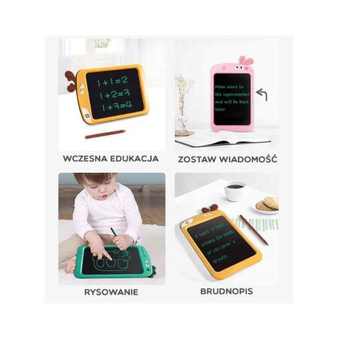 WOOPIE Tablet Graficzny 8.5" Dino dla Dzieci do Rysowania Znikopis + Rysik Woopie WOOPIE Tablet Graficzny 8.5" Dino dla Dzieci do Rysowania Znikopis + Rysik Woopie