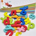 TOOKY TOY Puzzle Alfabet Nauka Literek Słów Zwierzątka 57 el. Tooky Toy