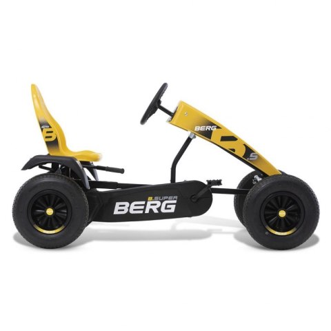 BERG Gokart na Pedały XL B.Super Yellow BFR Pompowane Koła od 5 lat do 100 kg Berg BERG Gokart na Pedały XL B.Super Yellow BFR Pompowane Koła od 5 lat do 100 kg Berg