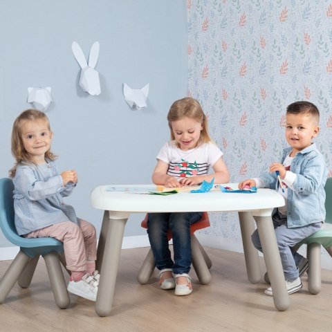SMOBY Krzesełko z Oparciem Ogrodowe Do Pokoju Niebieskie Smoby SMOBY Krzesełko z Oparciem Ogrodowe Do Pokoju Niebieskie Smoby